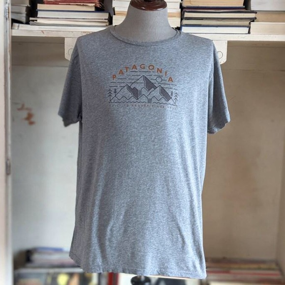 Patagonia | Shirts | Patagonia Xxl Slim Fit Tshirt Usa Made Grey | Poshmark
